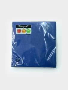 Салфетки Bouquet Colour 33*33 см. 2-сл. 20 л. синие  1/12